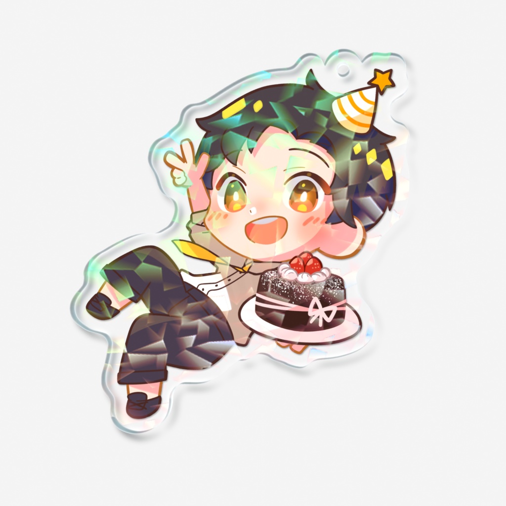 【お誕生日】たるちゃ記念アクキー(キラキラver)