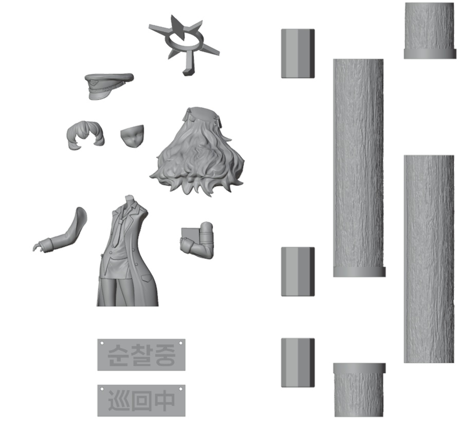 1/35 棗イロハ+虎丸用パーツセット