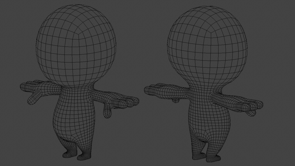 【VRM】【FBX】シンプルなアバターキャラクター