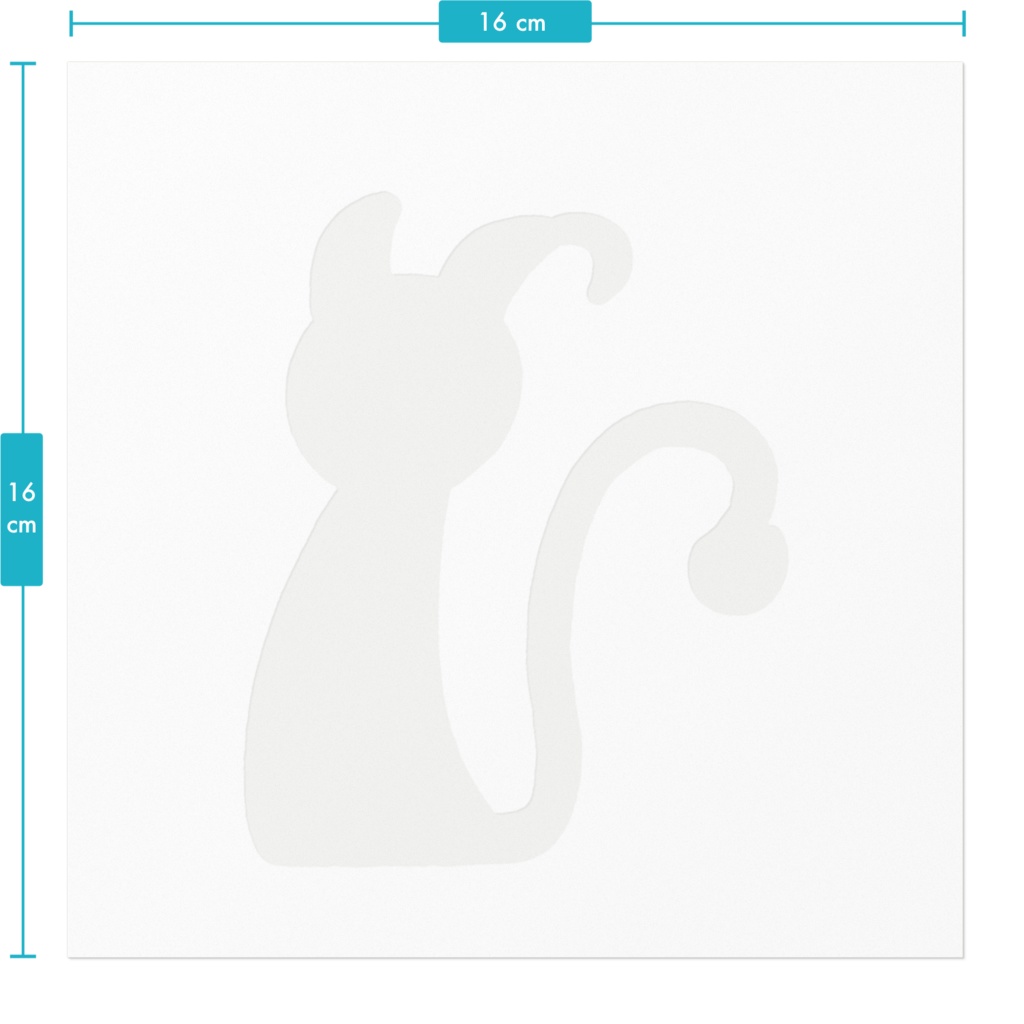 夜ネコ(ステッカー)