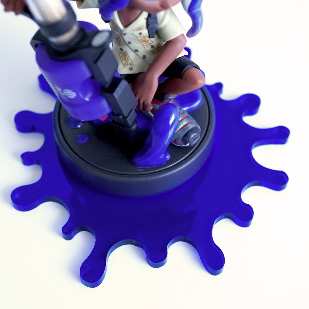 水飛沫型コースター!フィギュア土台や台座にも◎(BLUE)