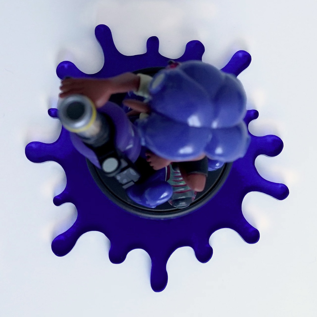 水飛沫型コースター！フィギュア土台や台座にも◎（BLUE）
