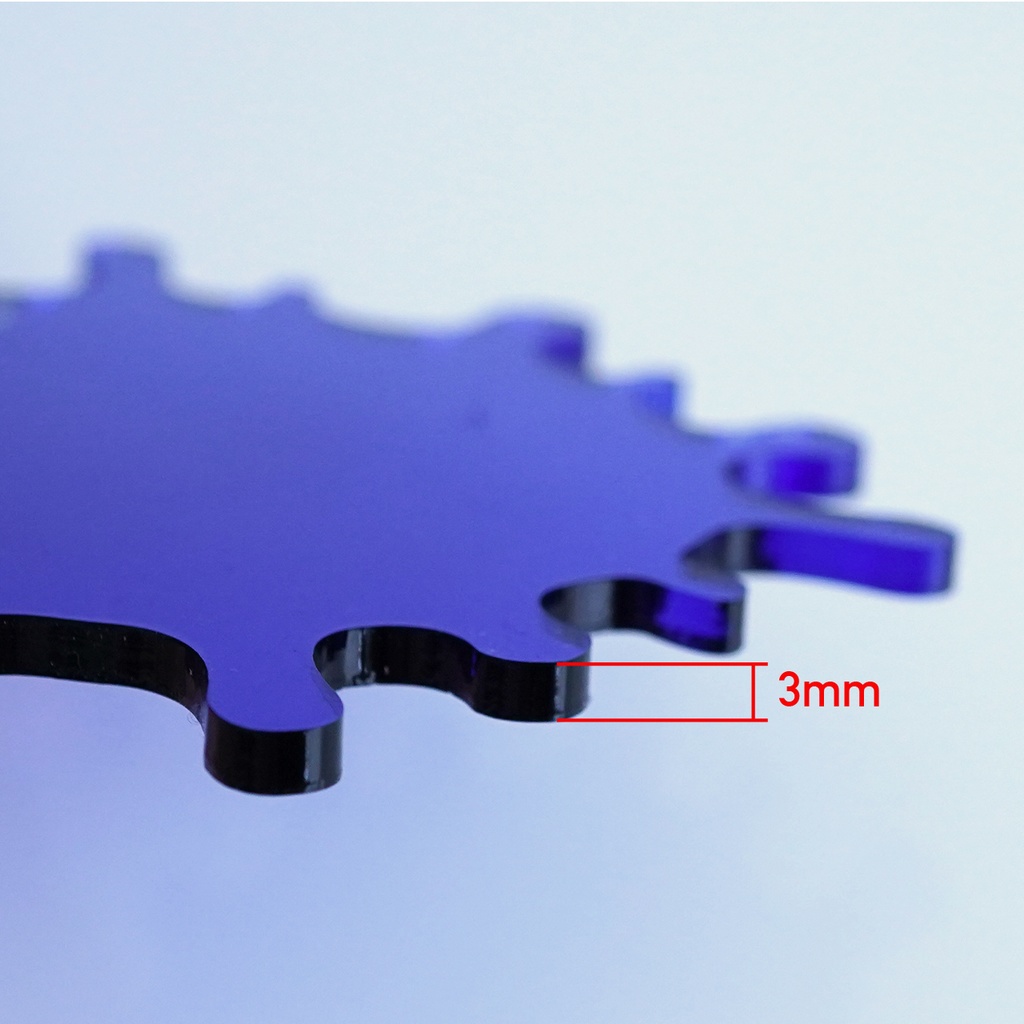 水飛沫型コースター!フィギュア土台や台座にも◎(BLUE)