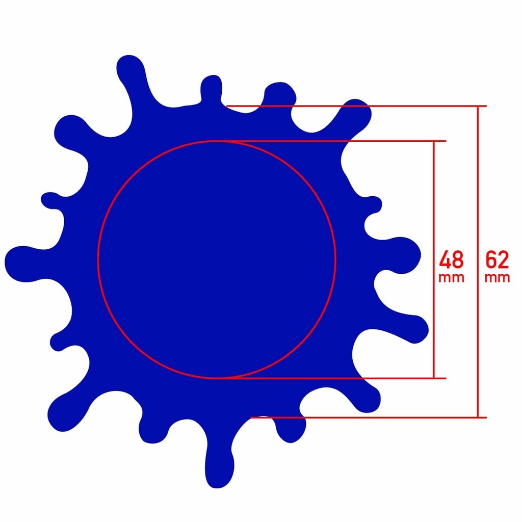 水飛沫型コースター!フィギュア土台や台座にも◎(BLUE)