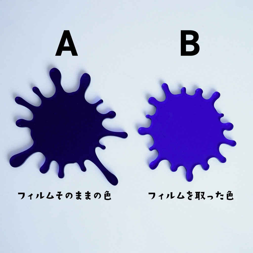 水飛沫型コースター!フィギュア土台や台座にも◎(BLUE)