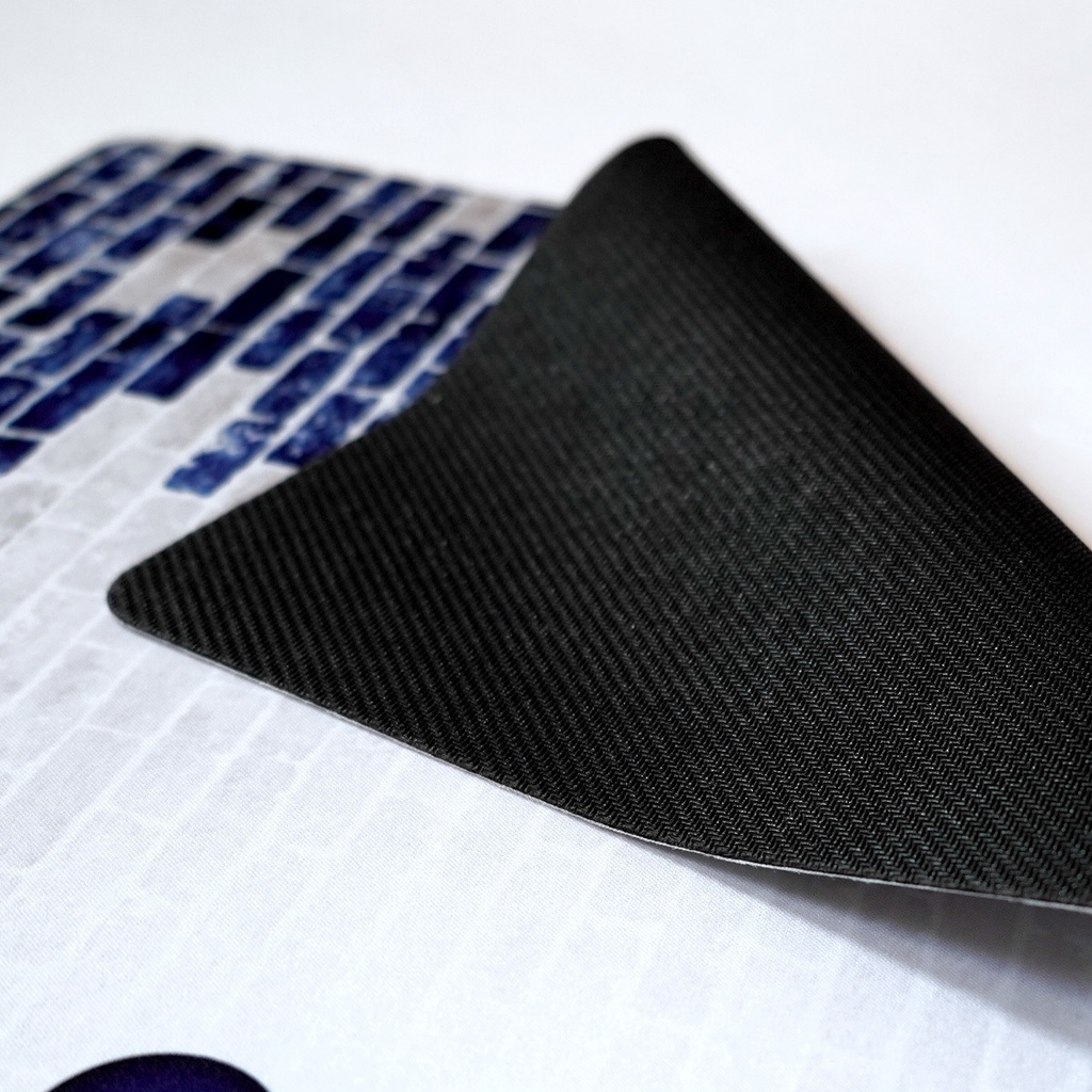 カードゲーム 布ラバー製プレイマット オリジナル 白青 610x355mm