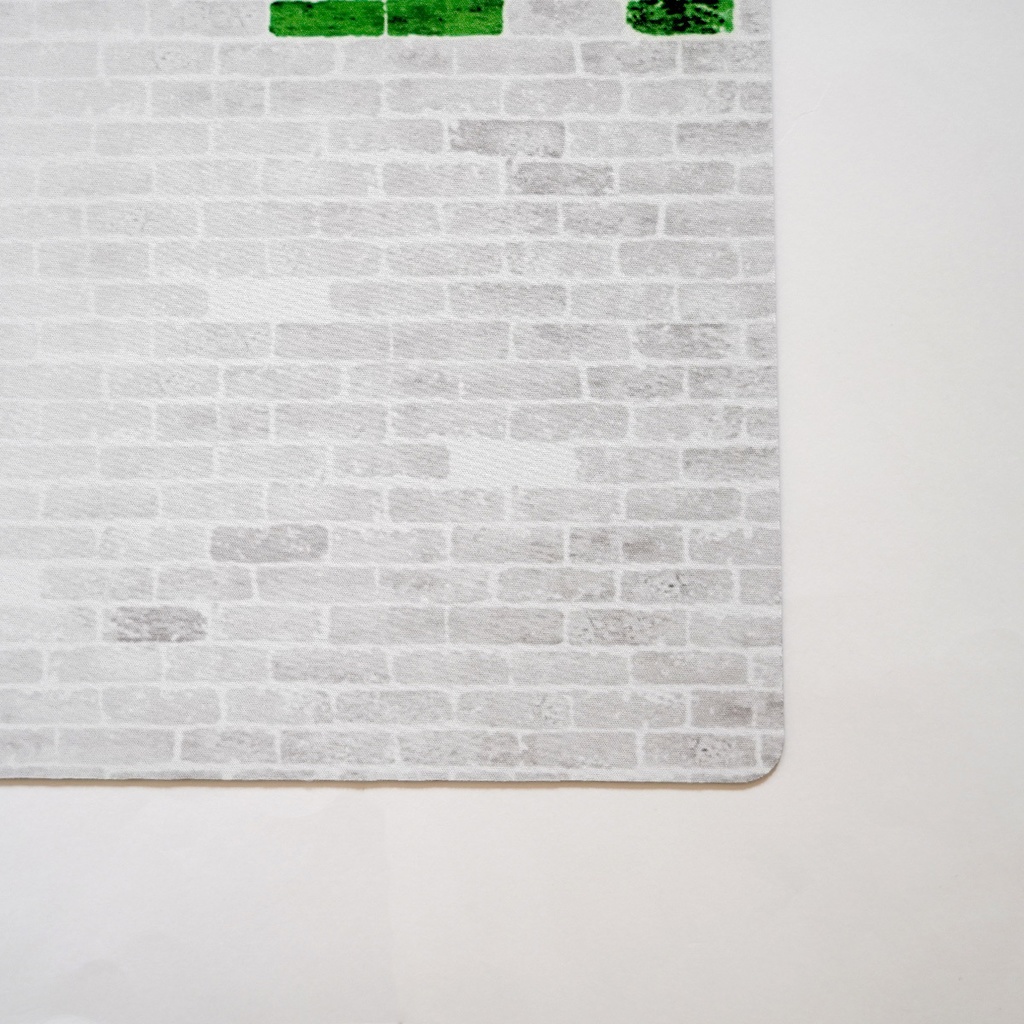 カードゲーム 布ラバー製プレイマット オリジナル 白緑 610x355mm