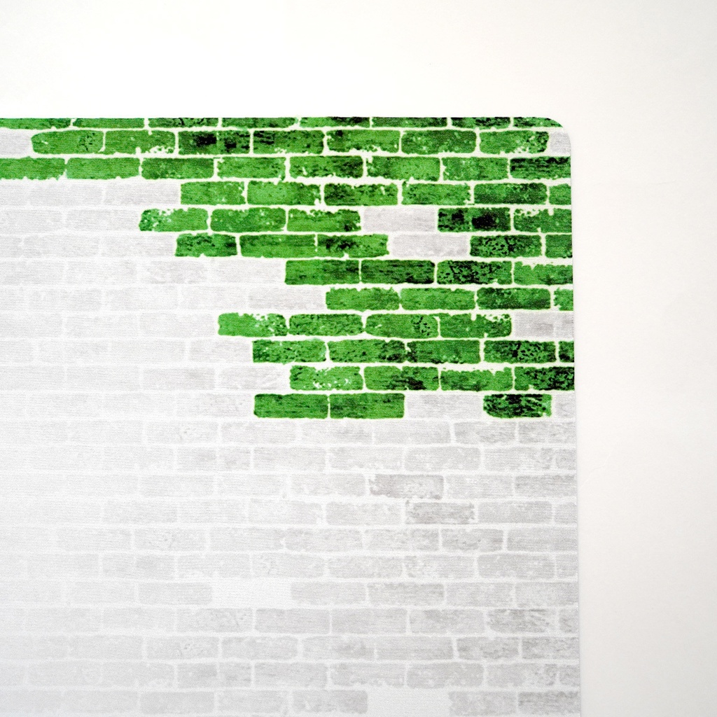 カードゲーム 布ラバー製プレイマット オリジナル 白緑 610x355mm