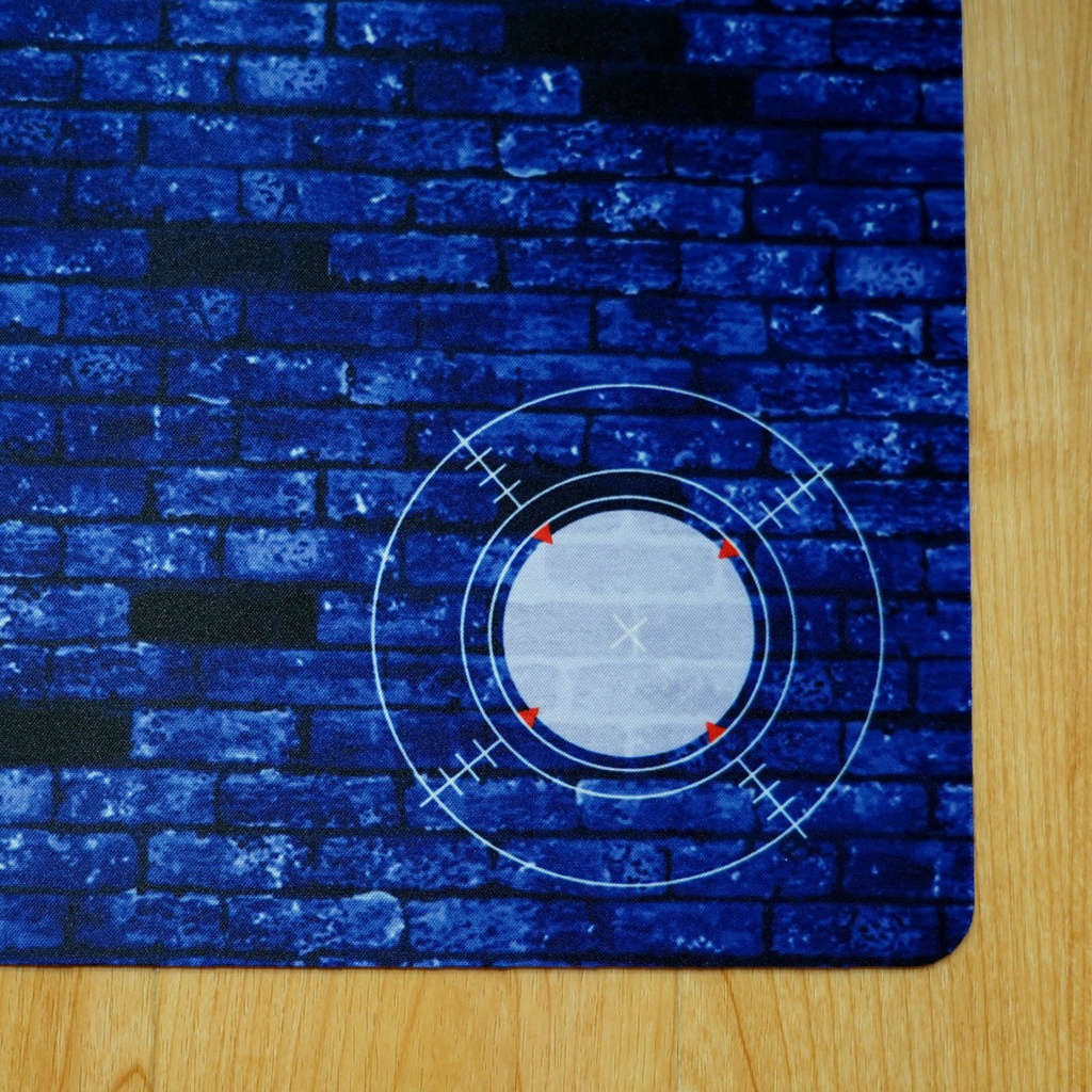 カードゲーム 布ラバー製プレイマット オリジナル 青 610x355mm