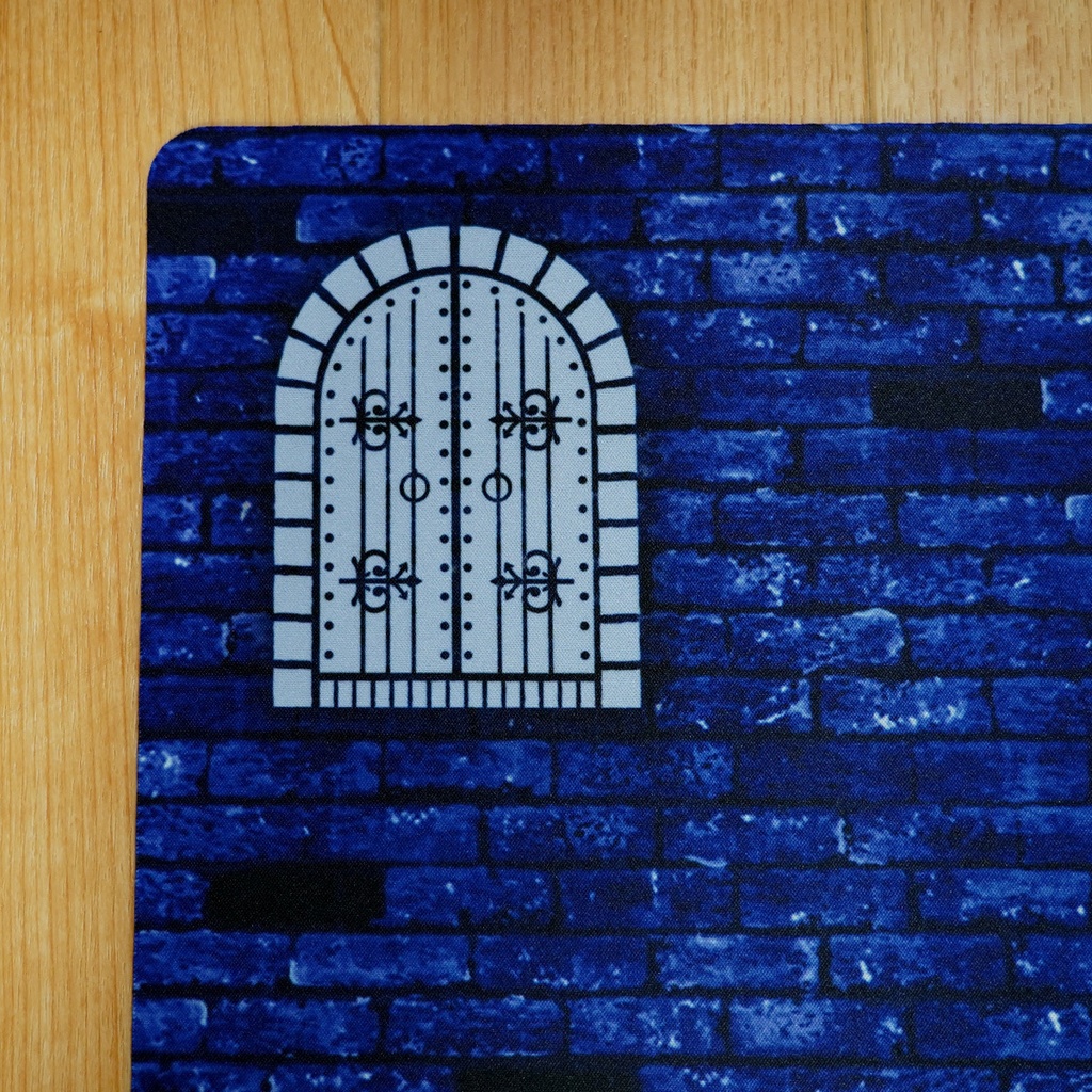 カードゲーム 布ラバー製プレイマット オリジナル 青 610x355mm