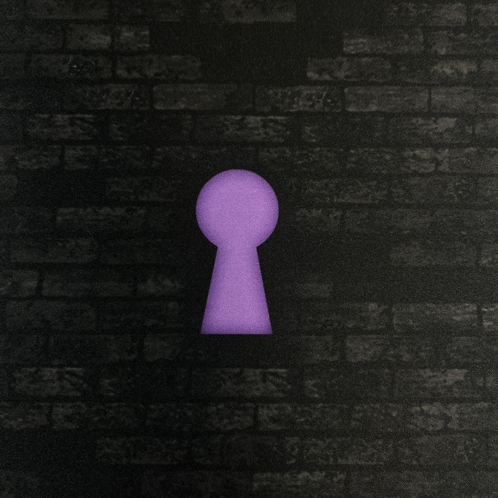 カードゲーム 布ラバー製プレイマット オリジナル 黒紫 610x355mm