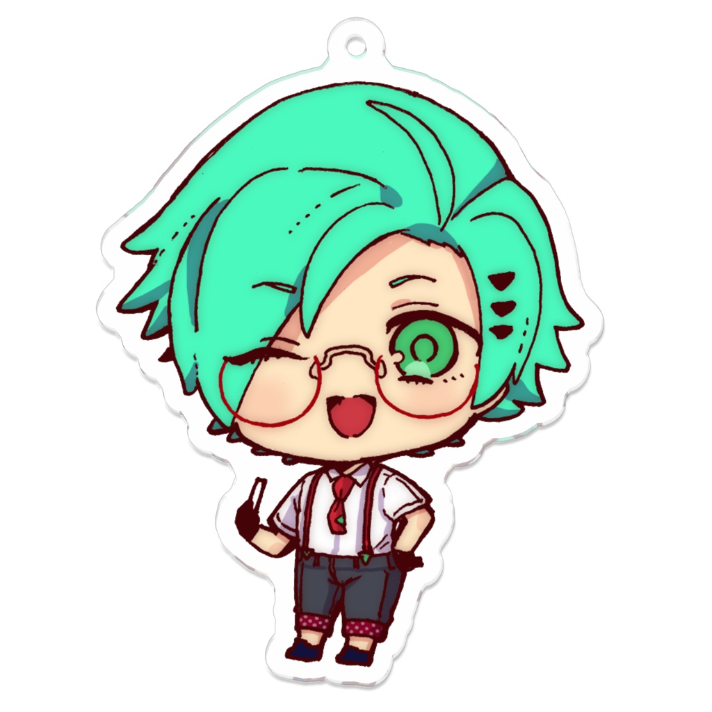 【隠の王と鋼の心】フォトンアクリルキーホルダー【教師バージョン】