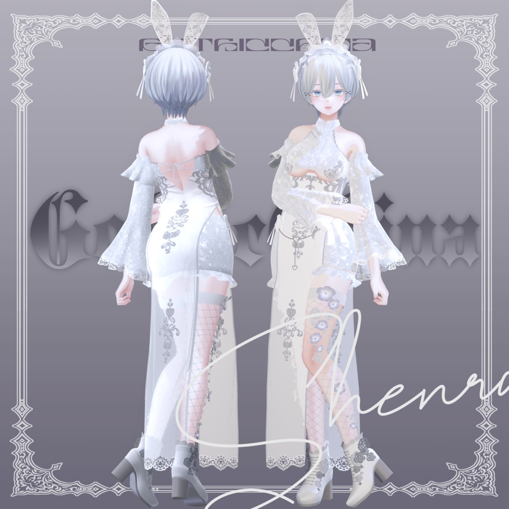 【9アバター対応】GothicChina【VRChat】