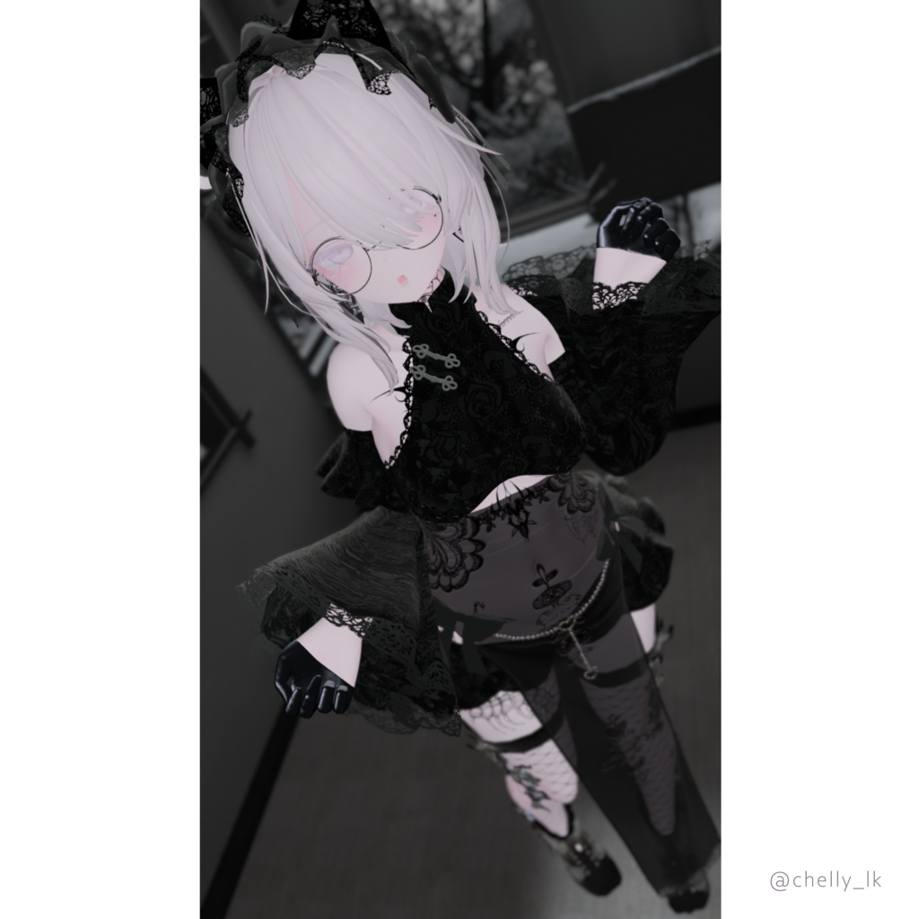 【9アバター対応】GothicChina【VRChat】