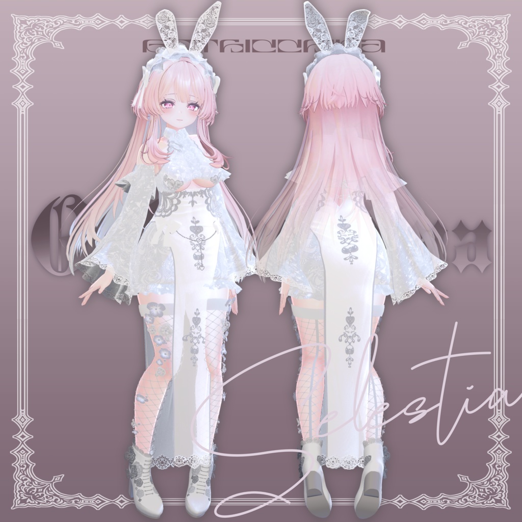 【9アバター対応】GothicChina【VRChat】