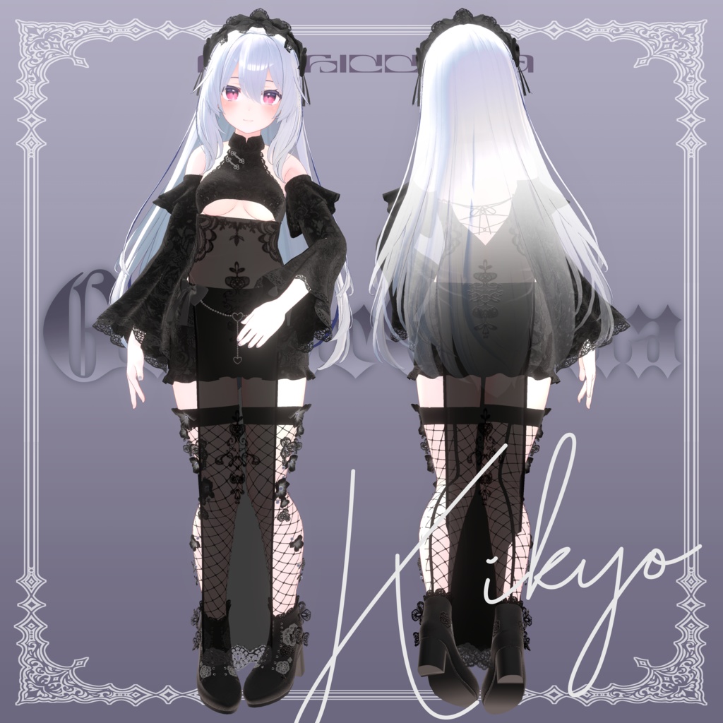 【9アバター対応】GothicChina【VRChat】