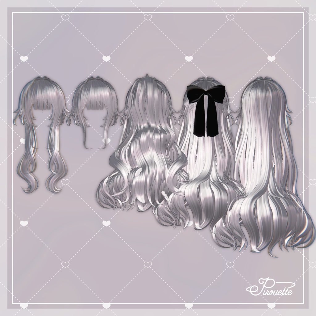 【6アバター対応】Volumehalfuptail【VRChat】