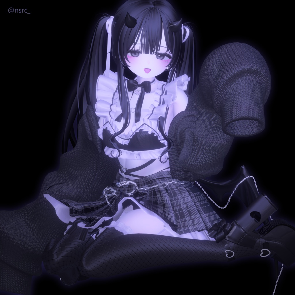 【14アバター対応】シュガーハイ・デビル【VRChat】