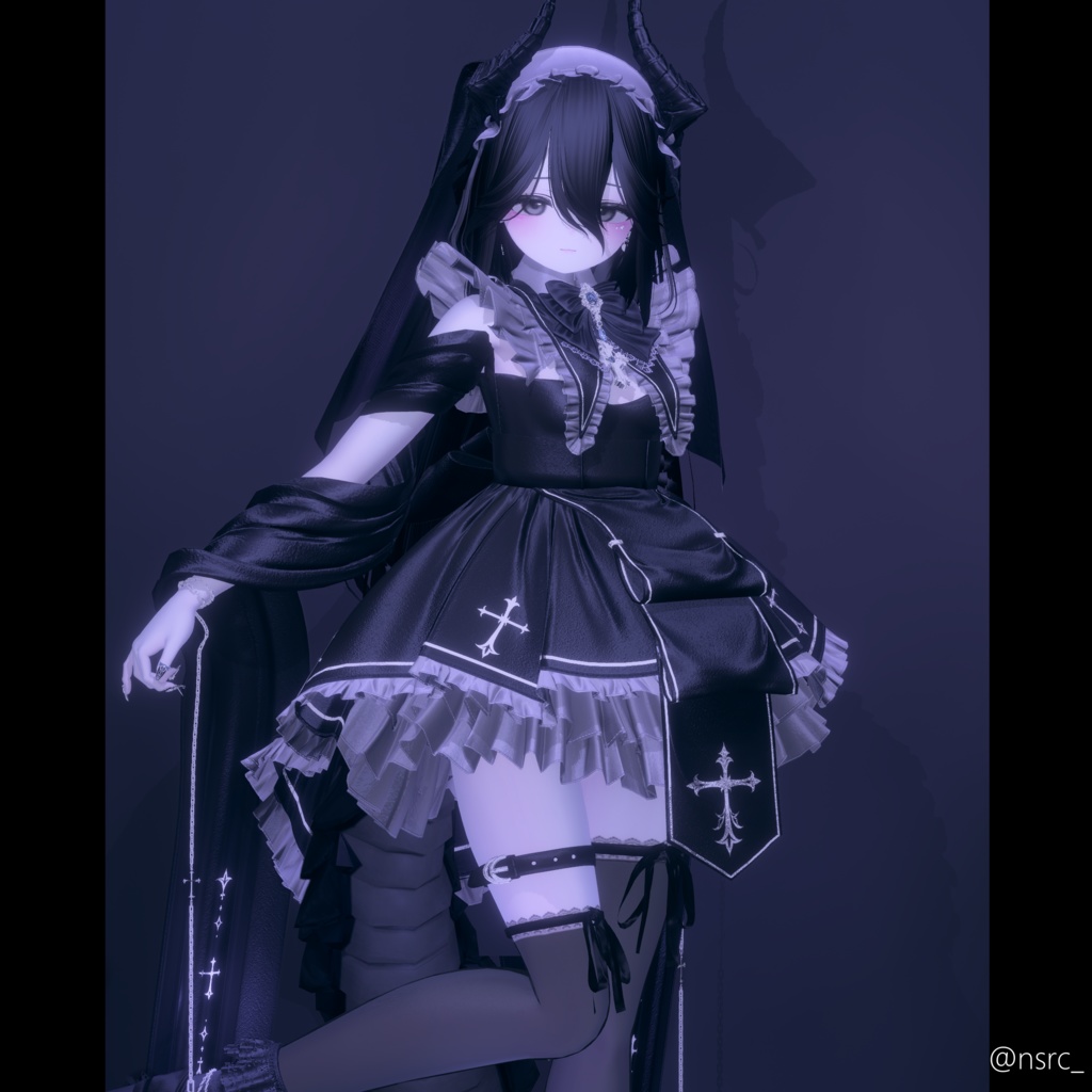 【6アバター対応】シスターメイド【VRChat】