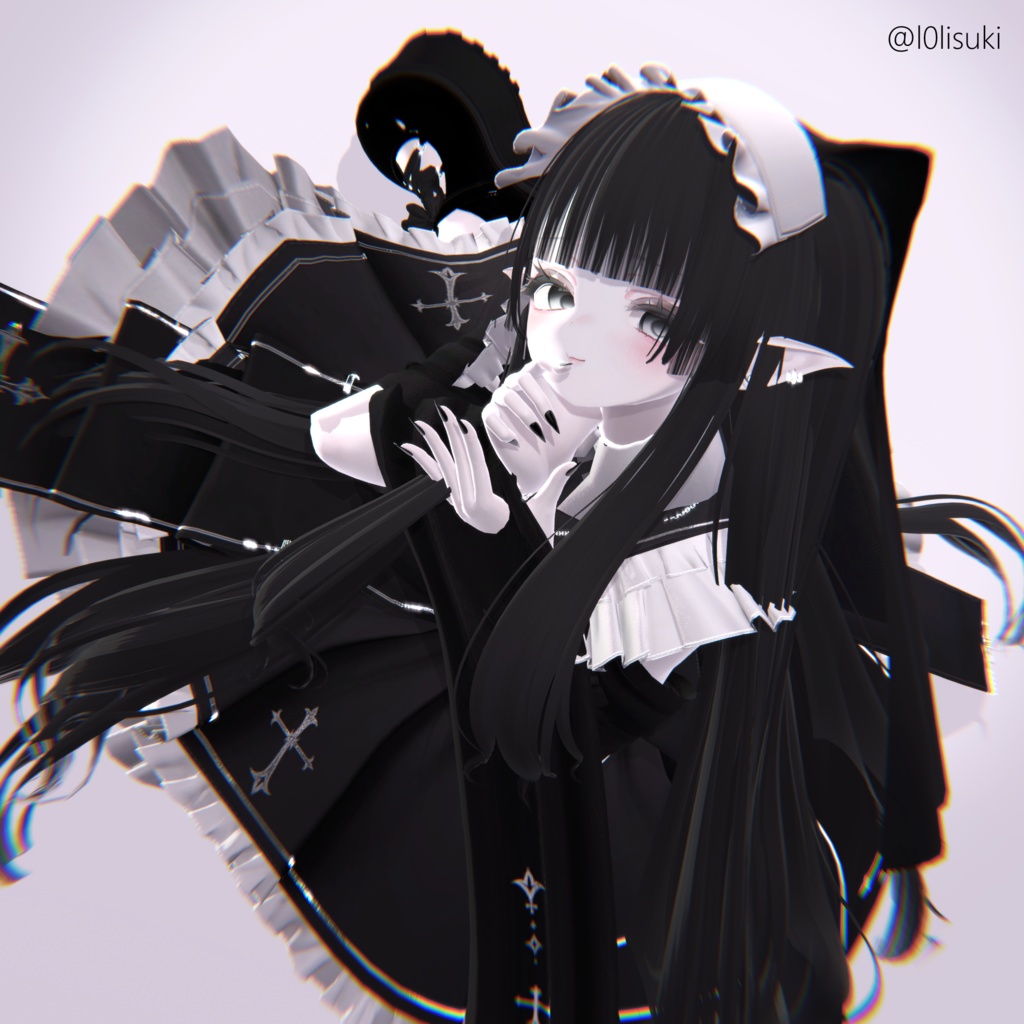 【6アバター対応】シスターメイド【VRChat】