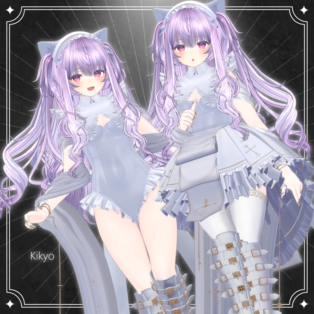 【6アバター対応】シスターメイド【VRChat】