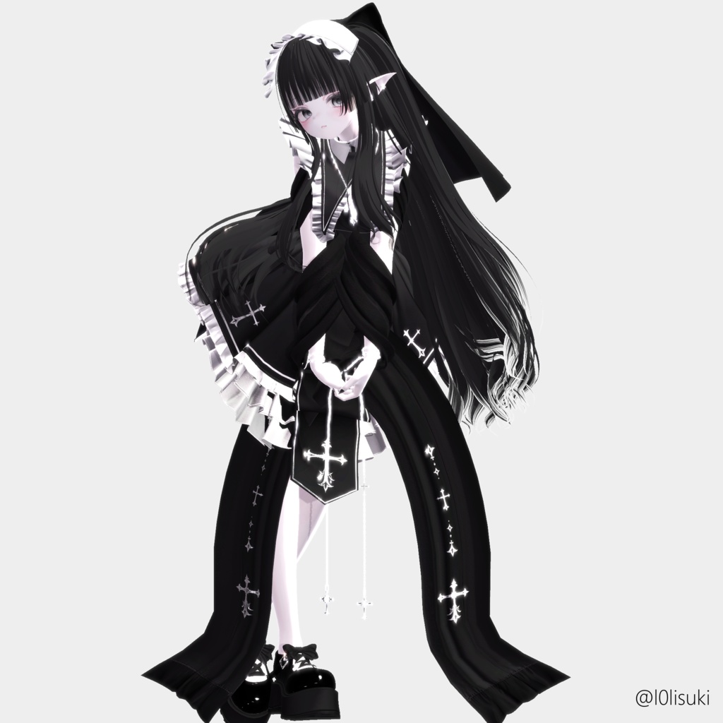 【6アバター対応】シスターメイド【VRChat】