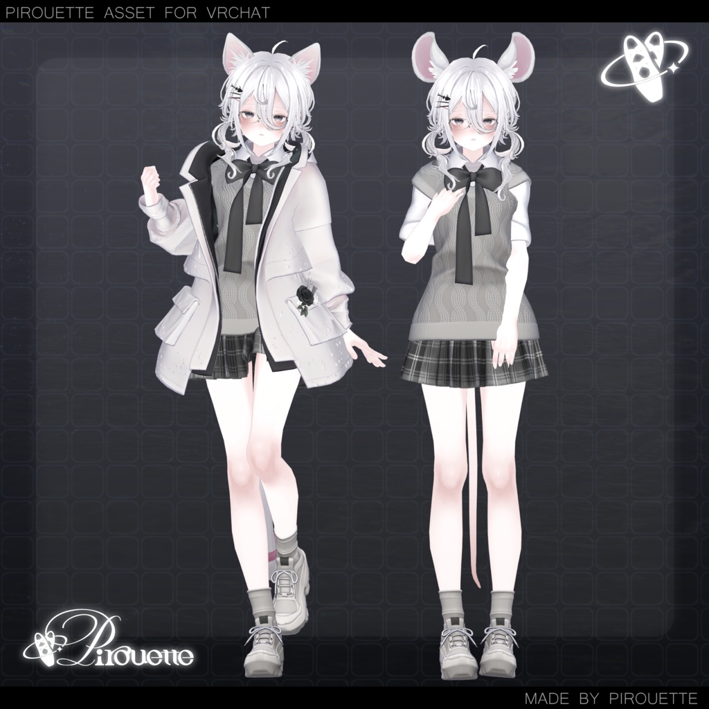 【15アバター対応】Rain Bouquet【VRChat】