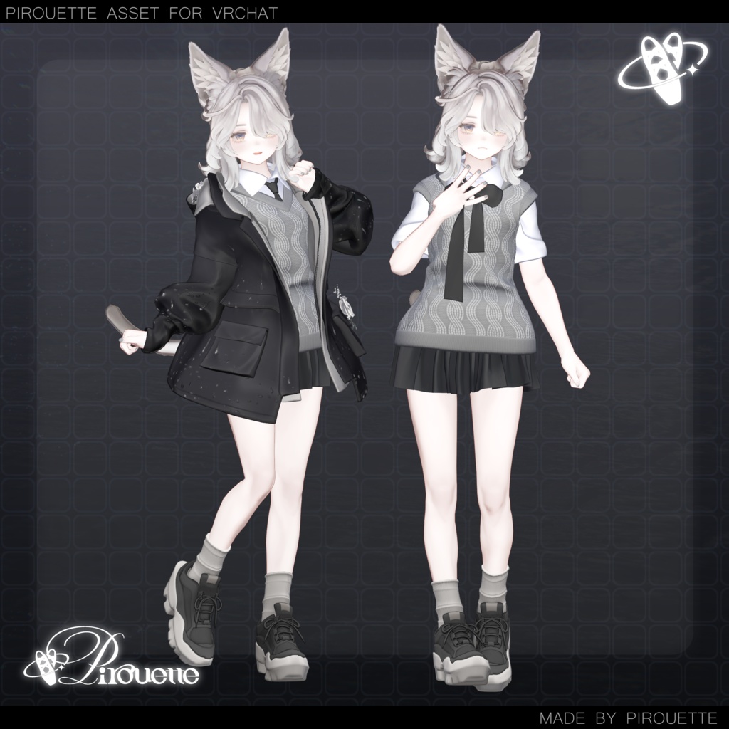 【15アバター対応】Rain Bouquet【VRChat】