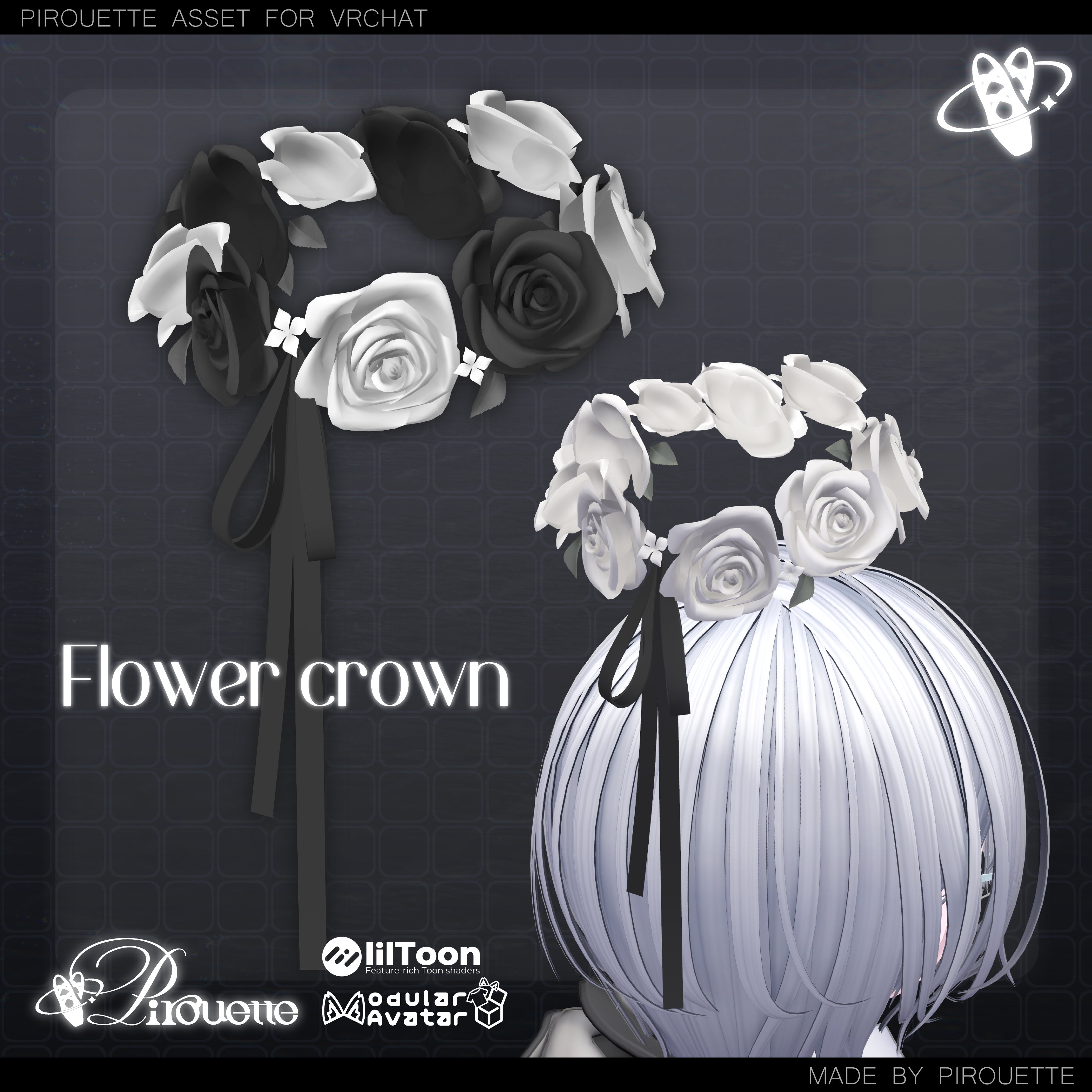 Thx 10000follow  Flower Crown 【VRChat】