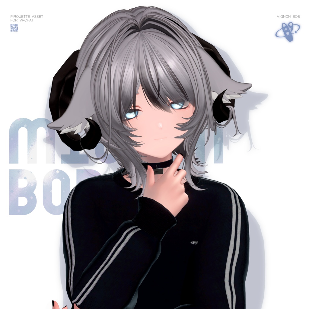 【18アバター対応】ミニョンボブ【VRChat】