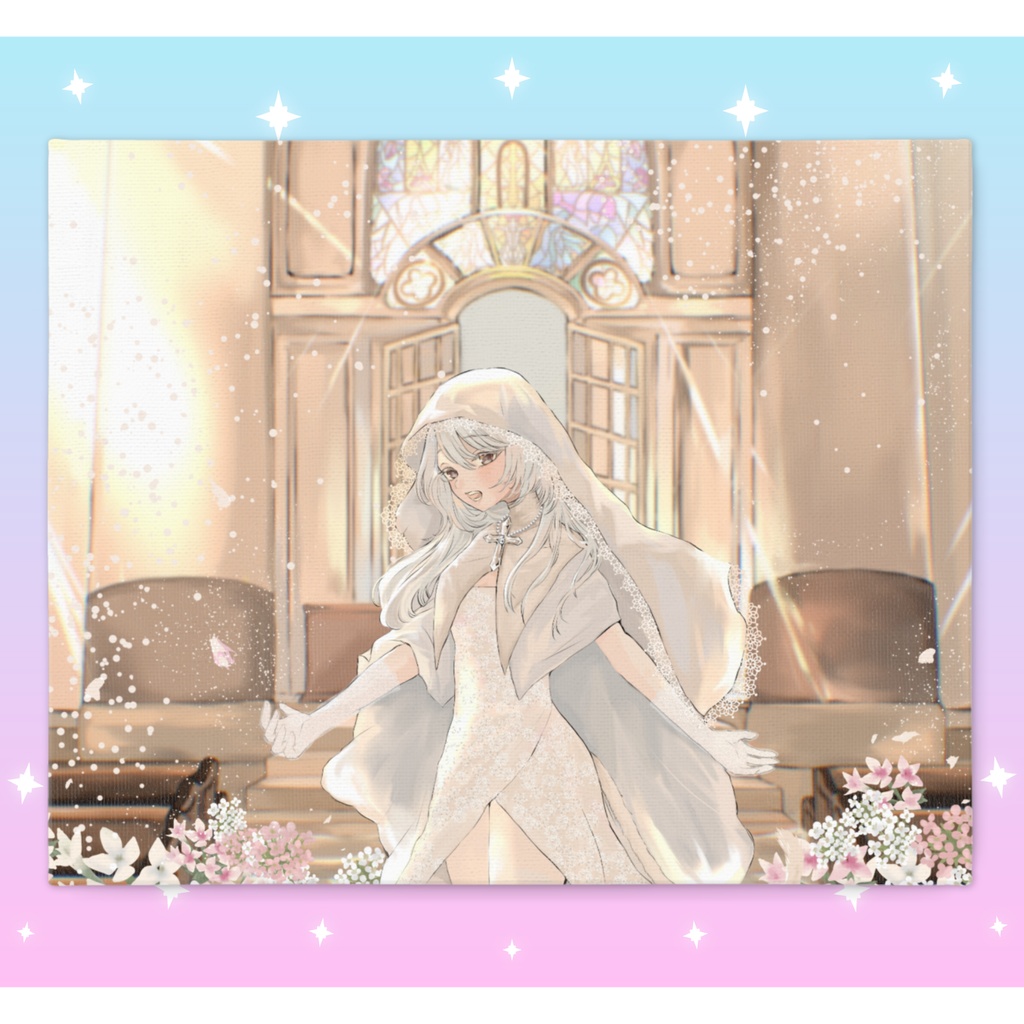  詠海 りおん✧2025誕生日歌ってみたイラスト_キャンバス