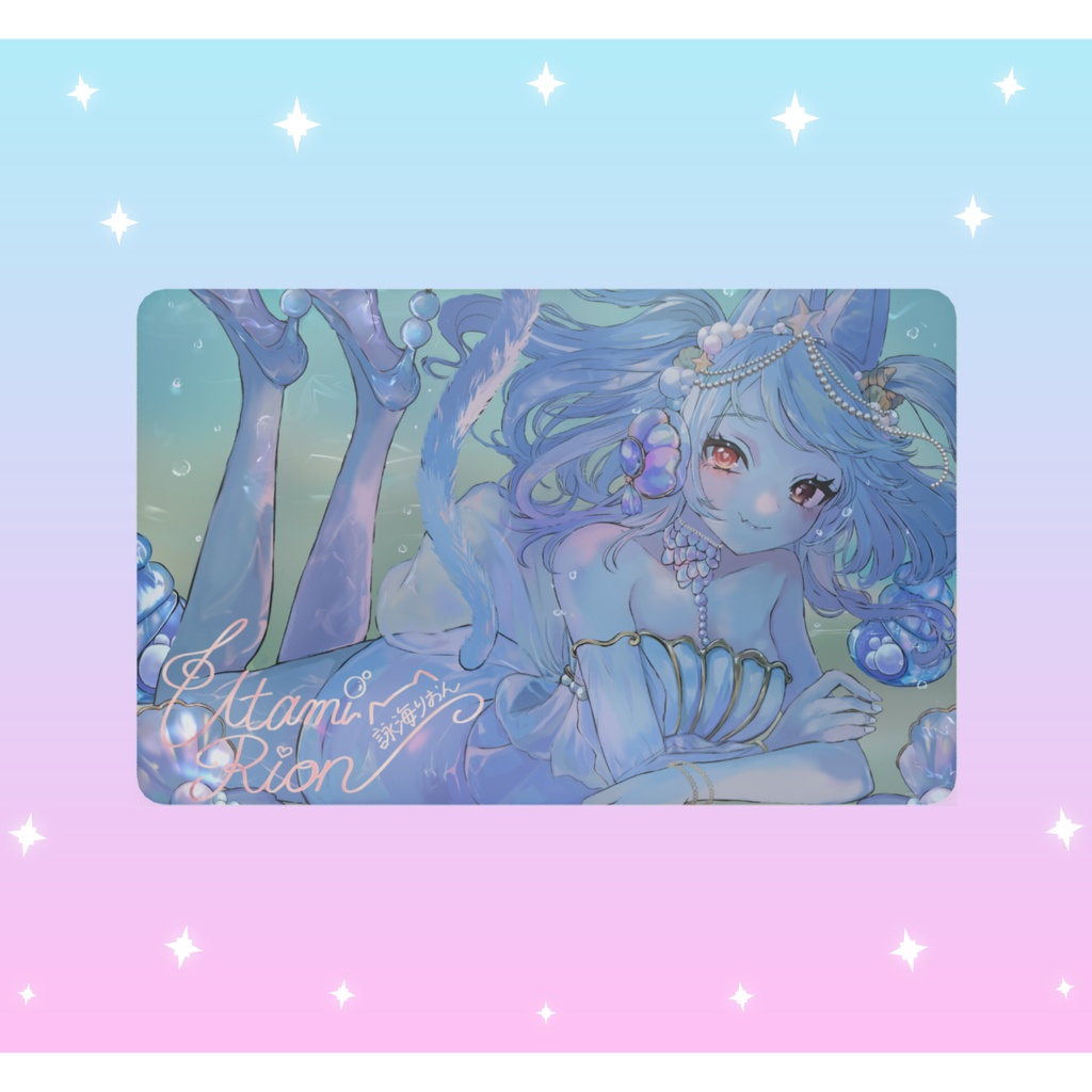 詠海 りおん✧2025誕生日記念イラスト_プラスチックカード
