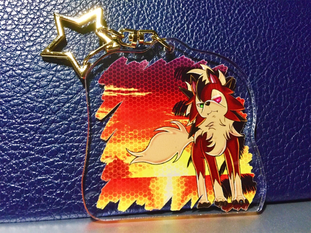 ダイヤカットアクリルキーホルダー ルガルガン(たそがれのすがた)
