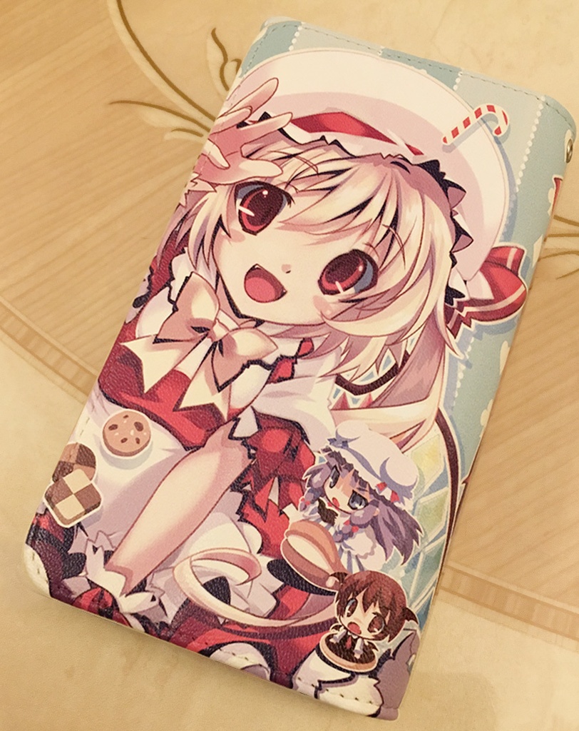 8/9東方名華祭新作手帳型スマホケースLサイズ スカーレット姉妹Ver