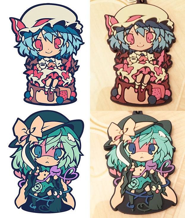 ラバーキーホルダー金型用にデザイン画制作いたします