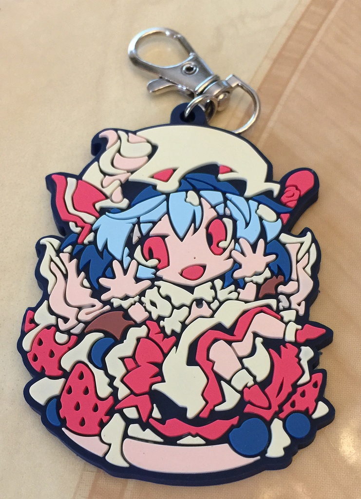 C100予約品 東方ラバーキーホルダースカーレット姉妹