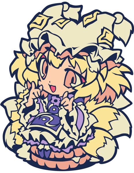 博麗神社例大祭新作 東方ラバーキーホルダー紫、藍、さとり