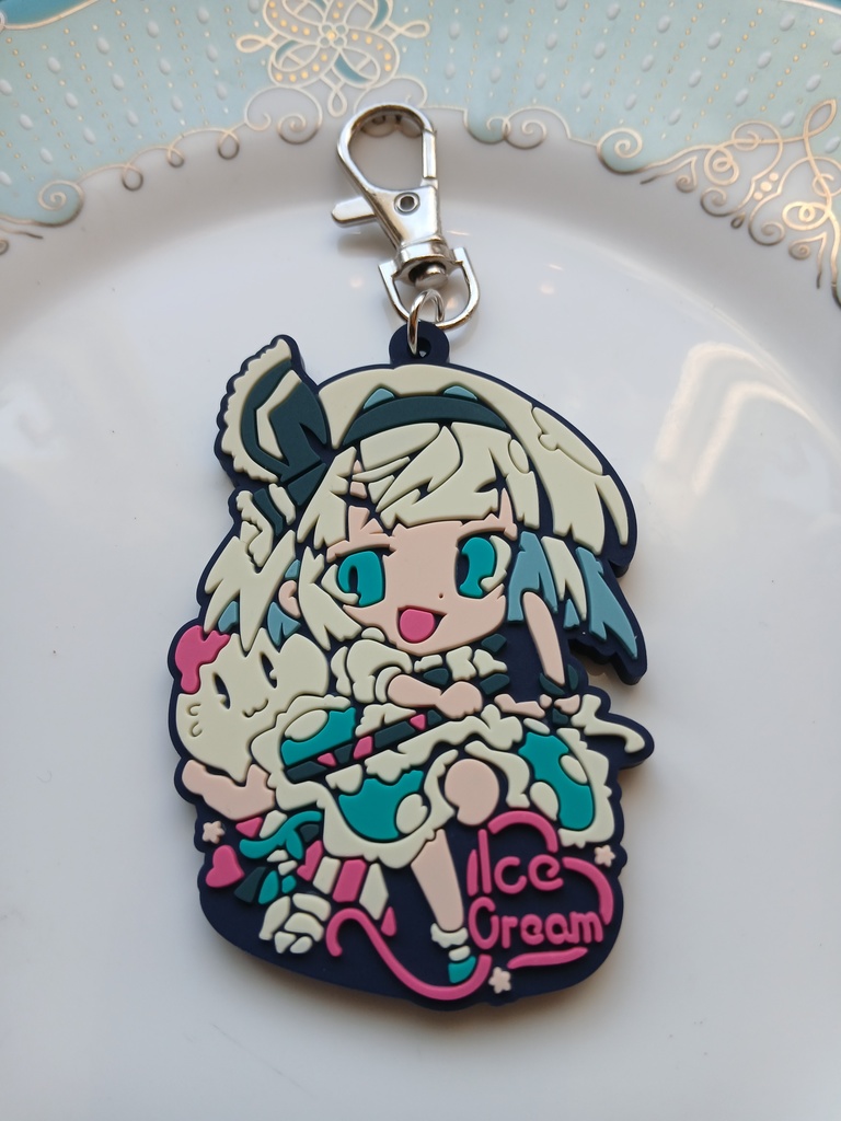 コミックマーケット107新作 ラバーキーホルダー幽々子、妖夢、早苗