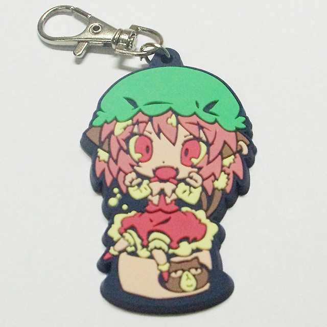 C94新作 ラバーキーホルダー橙、ミスティア、華扇、妹紅