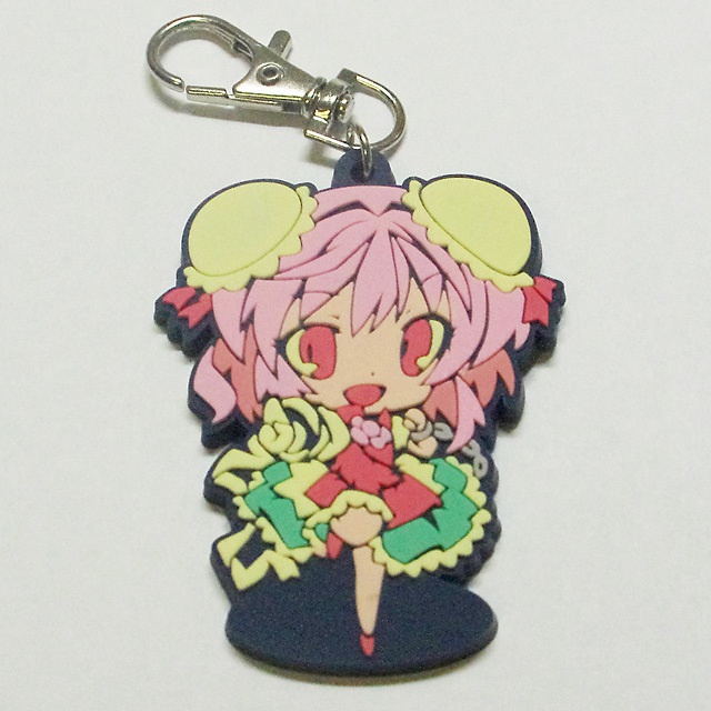 C94新作 ラバーキーホルダー橙、ミスティア、華扇、妹紅