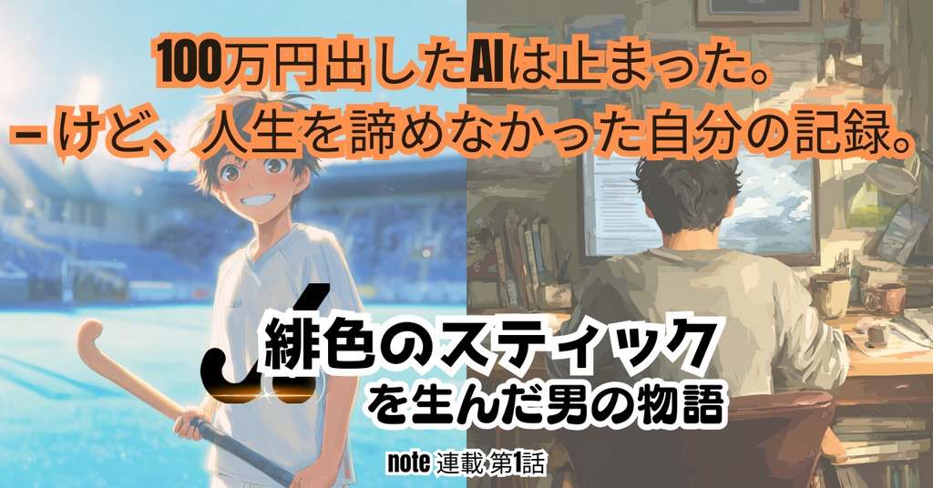 『100万円出したAIツールが止まった。でも、僕の物語だけは止めたくなかった話。』