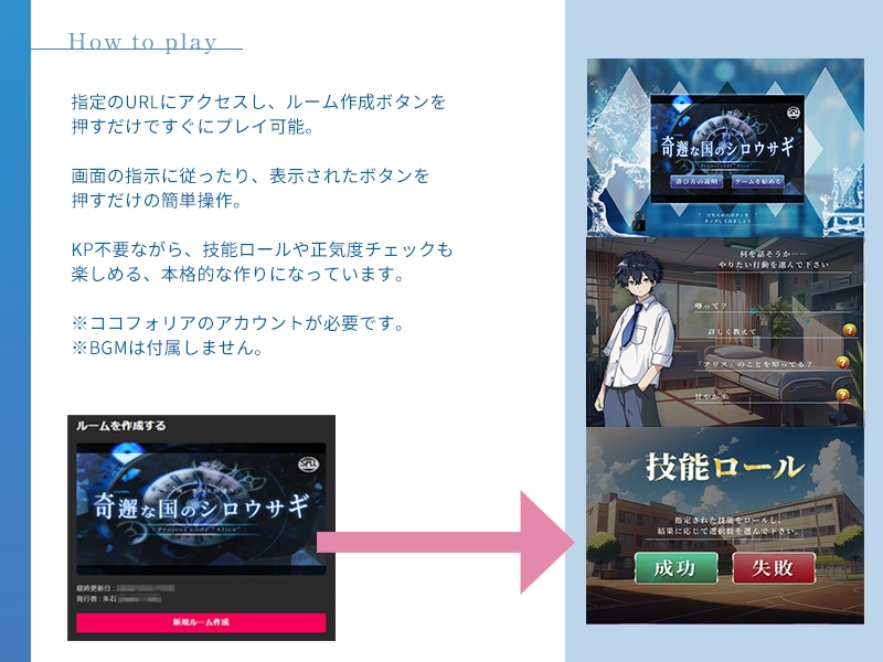 【セール中!】CoC「奇邂な国のシロウサギ」ゲームブック版 SPLL:E198414