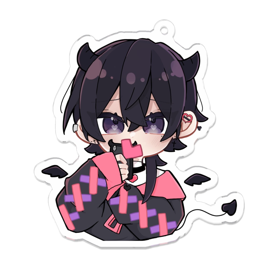 うちのこ こあくまシリーズ アクリルキーホルダー  憐くんver.