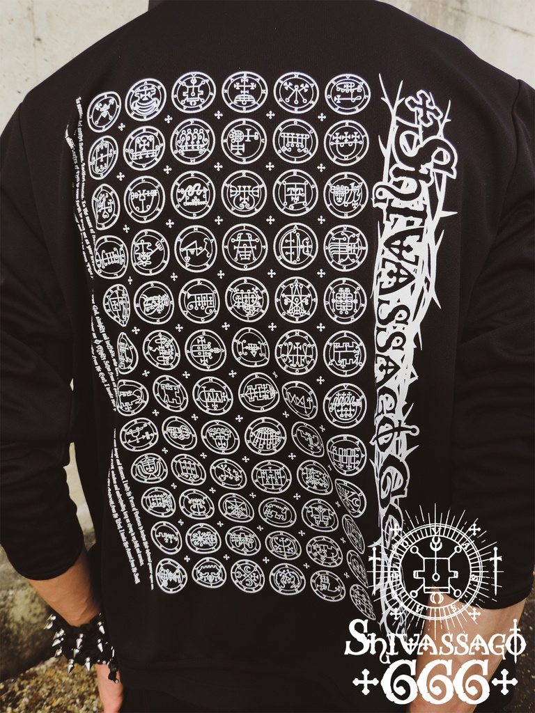 ドライジップパーカー -ソロモン72柱-