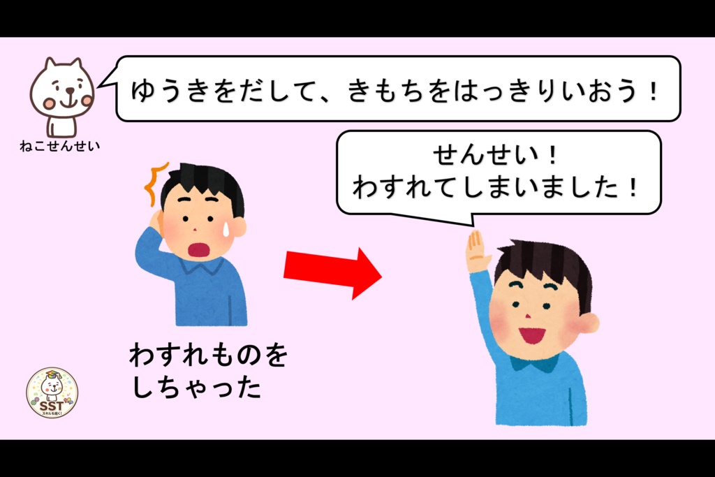 困った時どうしていいか分からないお子さんに向けたSST「こまったきもちをどうしよう?」