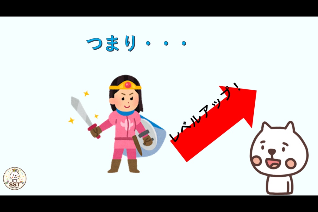 挑戦する勇気が持てないお子さんへ向けたSST「しっぱいはレベルアップ」