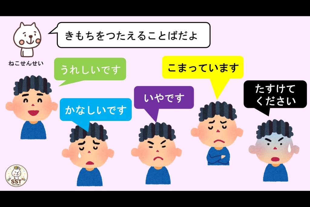 気持ちを伝えることが難しいお子さんへ向けたSST「じぶんのきもちをつたえよう!」