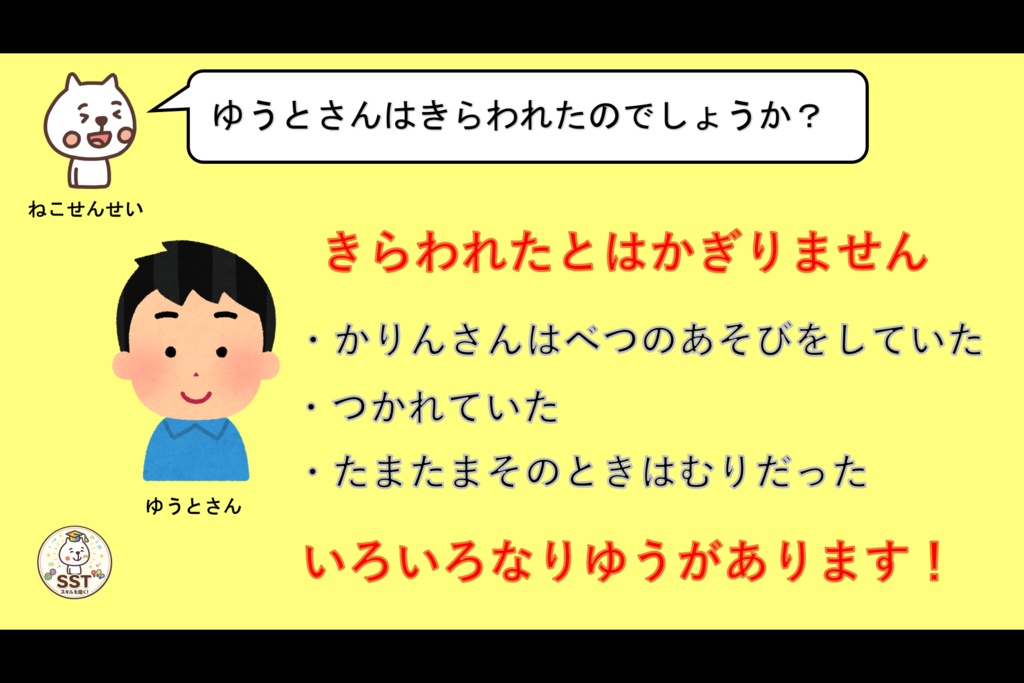 【PowerPoint SST】ことわられてもだいじょうぶ! ~いやなきもちとじょうずにつきあおう~