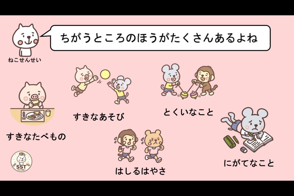 【パワポ教材】みんなちがってみんないい|自己肯定感・多様性・個別性を育むSST(クリック指導&ノート解説付き/準備0分で即授業!)