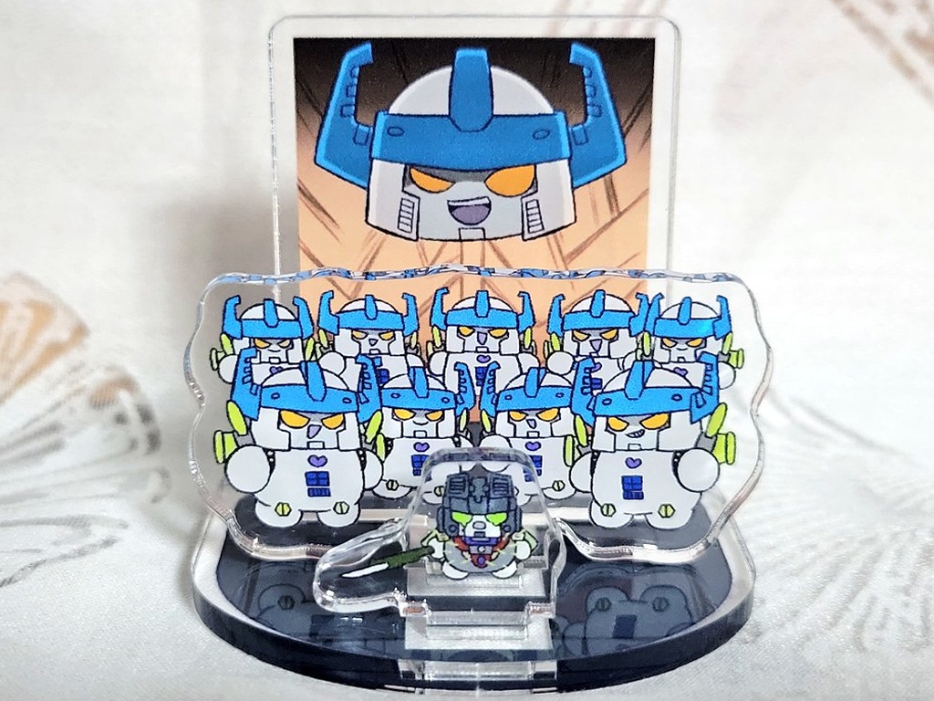 もちもちガルナイSL11話再現アクリルジオラマ